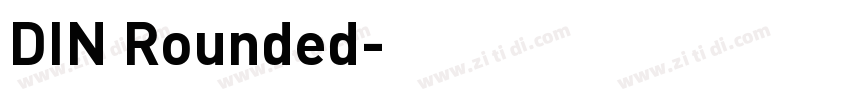 DIN Rounded字体转换